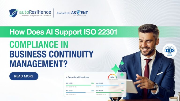 AI driven Compliance in Business Continuity Management - ISO 22301