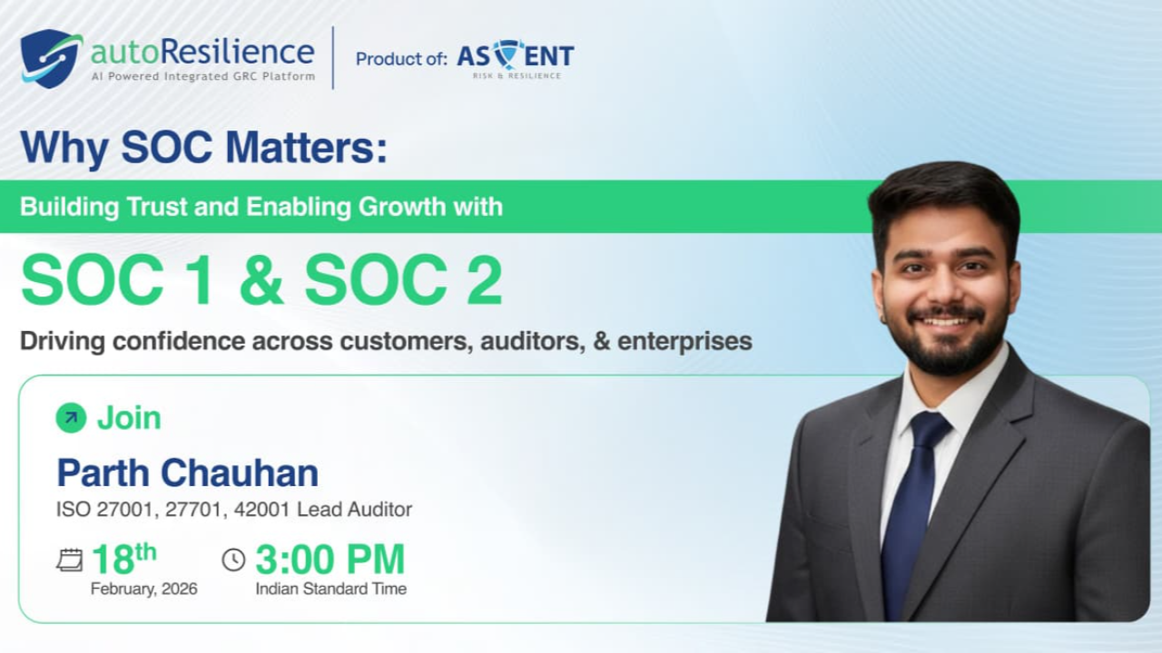 Why SOC Matters: Building Trust and Enabling Growth with SOC 1 & SOC 2 -Dri